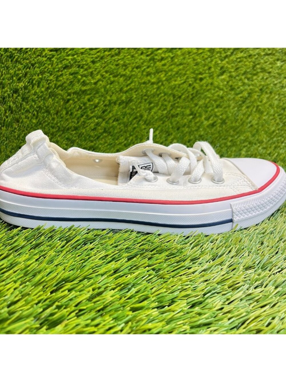 Converse Chuck Taylor All Star Low Women Size 8 White Athletic Shoes Sneakers